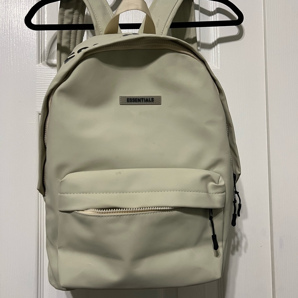 Essentials Beige Backpack For Men - image 1